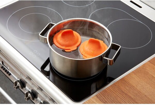 Silikónové formičky na stratené vajcia v súprave 2 ks Pouched egg cooker – Lékué