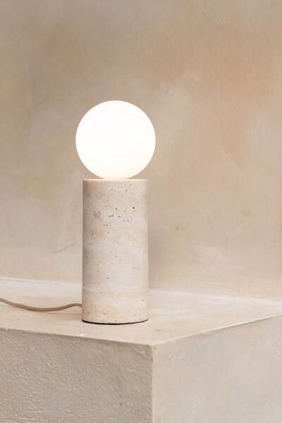 MUZZA Stolná lampa LITOV biela
