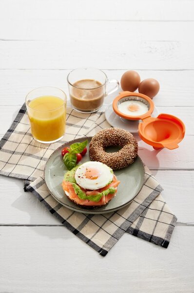 Silikónové formičky na stratené vajcia v súprave 2 ks Pouched egg cooker – Lékué