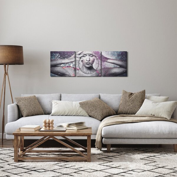 Obraz - Energia (s hodinami) (90x30 cm)