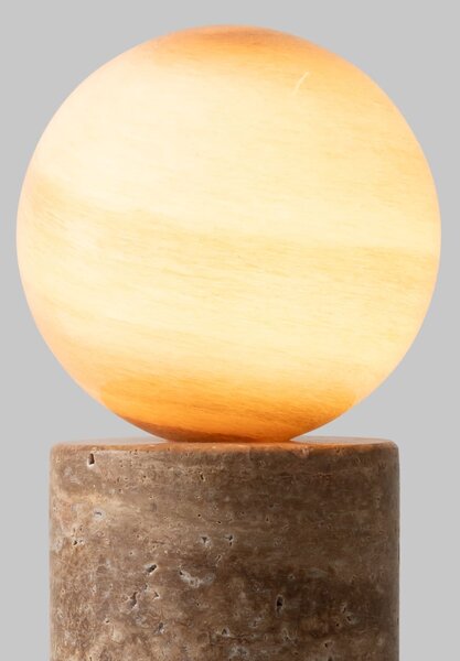 MUZZA Stolná lampa LITOV piesková