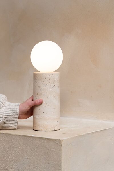 MUZZA Stolná lampa LITOV biela