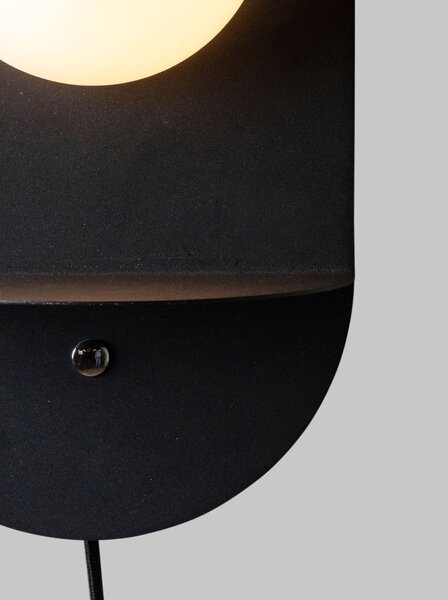 MUZZA Nástenná lampa OKYO čierna