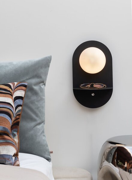 MUZZA Nástenná lampa OKYO čierna