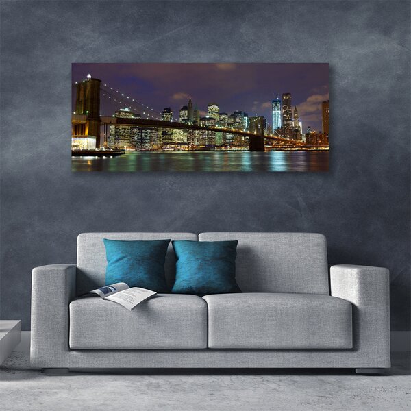 Obraz Canvas Most architektúra mesto 125x50 cm