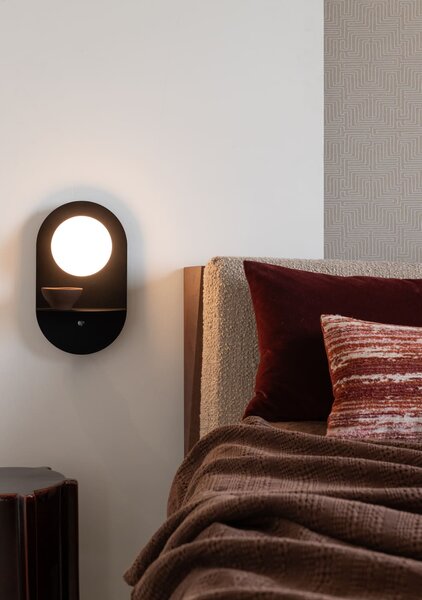 MUZZA Nástenná lampa OKYO čierna