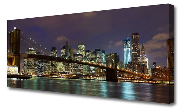 Obraz Canvas Most architektúra mesto 125x50 cm