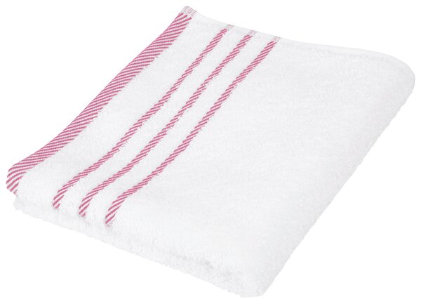 UTERÁK NA RUKY, 50/90 cm, biela, pink Esposa - Kúpeľňový textil