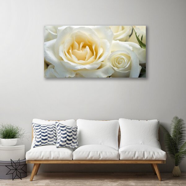 Obraz na plátne Ruže kvety 125x50 cm