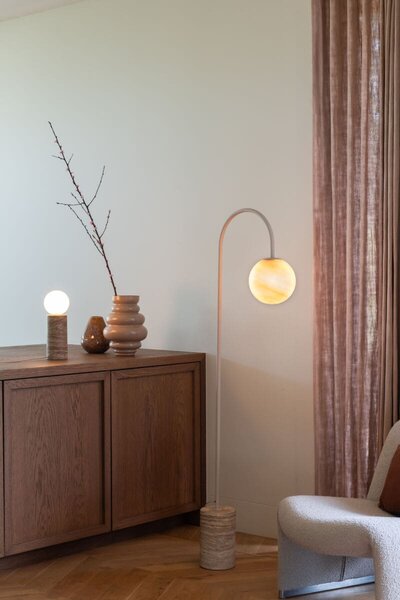MUZZA Stojacia lampa LITOV 163 cm piesková