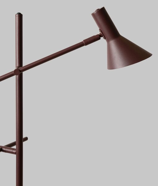 MUZZA Stojacia lampa IMIR 171 cm vínová