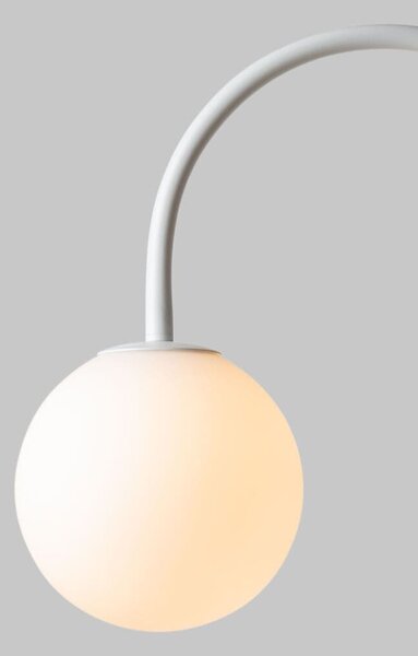 MUZZA Stojacia lampa LITOV 163 cm biela