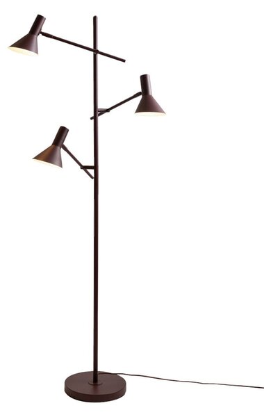 MUZZA Stojacia lampa IMIR 171 cm vínová
