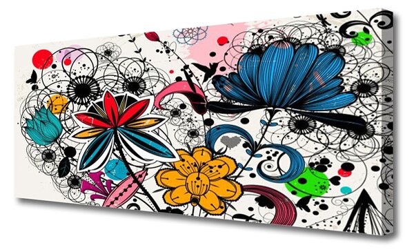 Obraz na plátne Abstrakcia umenie 125x50 cm