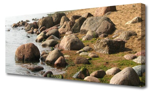 Obraz na plátne Kamene more príroda 125x50 cm