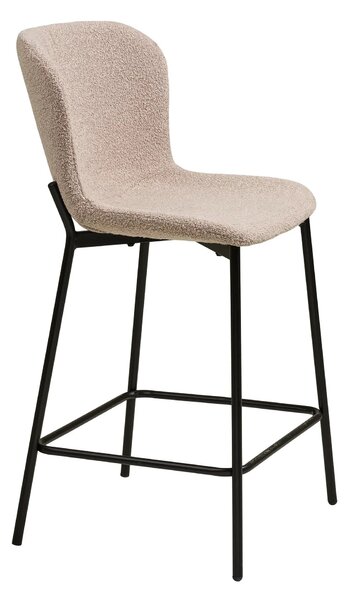 MUZZA Barová stolička MACADA 65 cm bouclé béžová