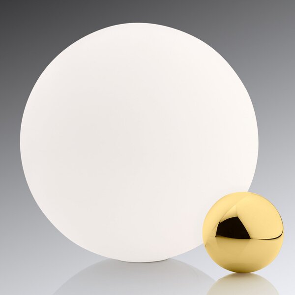 Stolové Lampa FLOS, COPYCAT, stmievateľné, Biela, Obývacia izba, Sklo, Dizajnový
