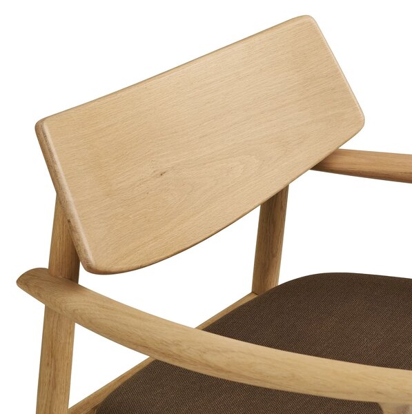 MUZZA Kreslo OLIVERA dub hnedé