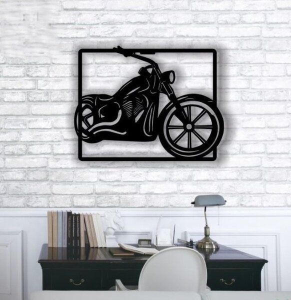 Drevené obraz na stenu - Motorka
