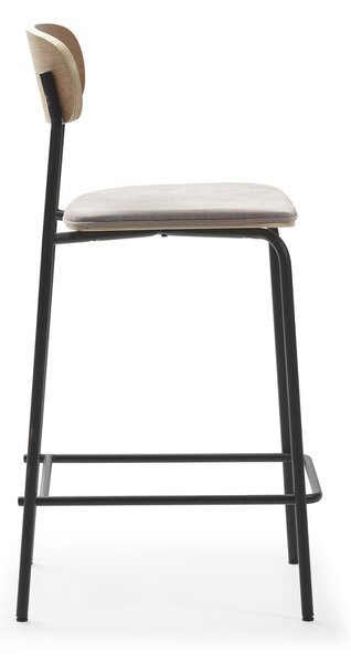 MUZZA Barová stolička ANARIA 66 cm béžová/čierna