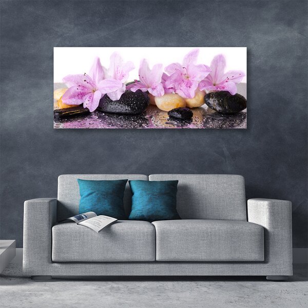 Obraz Canvas Kvet kamene rastlina 125x50 cm