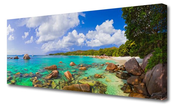 Obraz Canvas More kamene krajina 125x50 cm