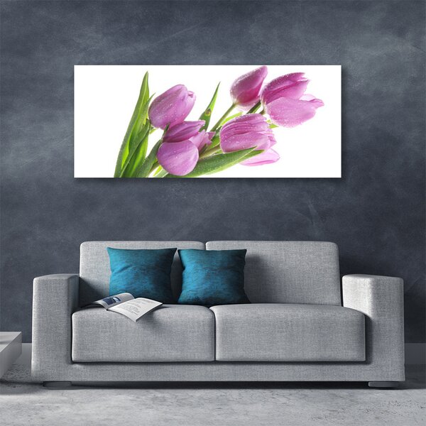 Obraz Canvas Tulipány kvety rastlina 125x50 cm