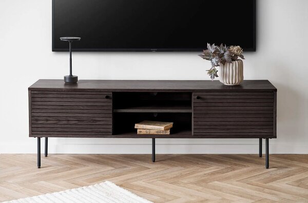MUZZA TV stolík OSAKA 150 x 40 cm hnedý
