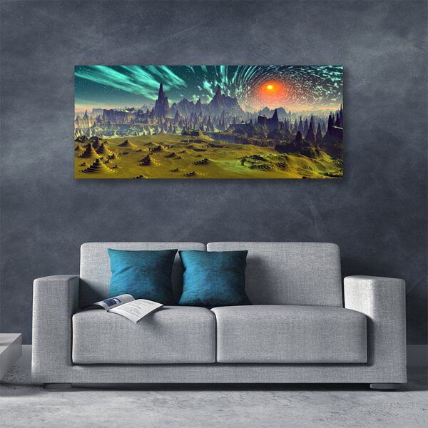 Obraz Canvas Abstrakcia umenie 125x50 cm
