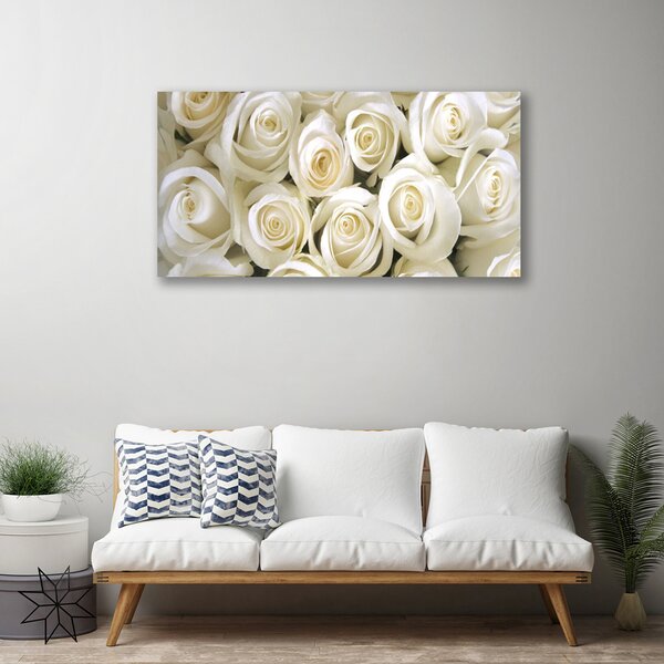 Obraz Canvas Ruže kvety rastlina 125x50 cm