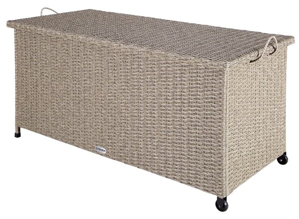 Úložný box s kolieskami 370 L - krémový