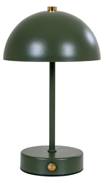 MUZZA Nabíjacia stolná LED lampa VENAM zelená