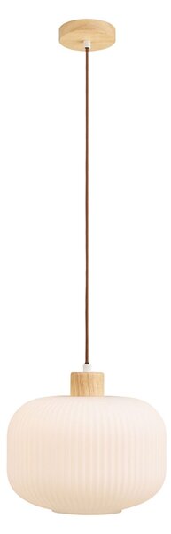 MUZZA Stropná lampa GILORA ø 30 cm biela