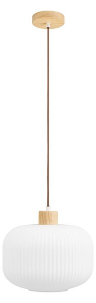 MUZZA Stropná lampa GILORA ø 30 cm biela