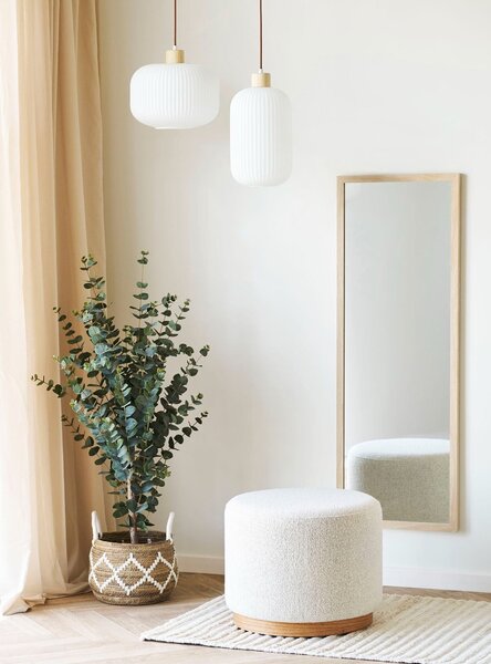 MUZZA Stropná lampa GILORA ø 20 cm biela