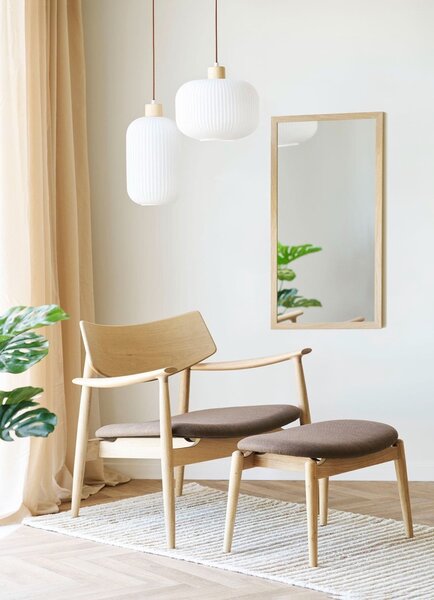 MUZZA Stropná lampa GILORA ø 30 cm biela