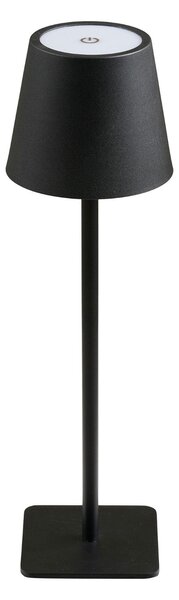 MUZZA Nabíjacia stolná LED lampa BRAD čierna