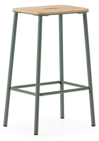 MUZZA Barová stolička BAAB 65 cm zelená