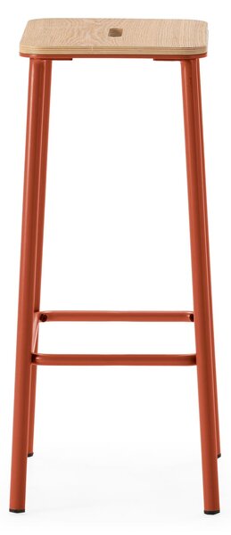 MUZZA Barová stolička BAAB 65 cm červená
