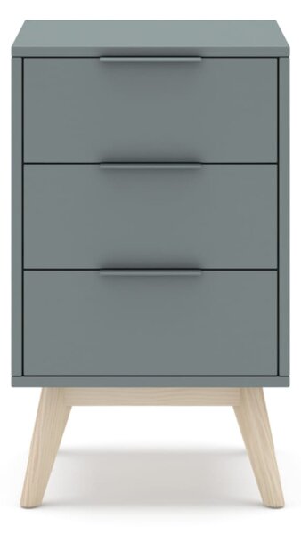 MUZZA Nočný stolík COSI 40 x 65.5 cm modrý