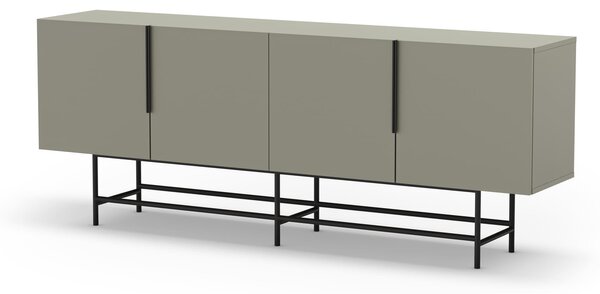 MUZZA Komoda EDZIO 200 x 78 cm zelená