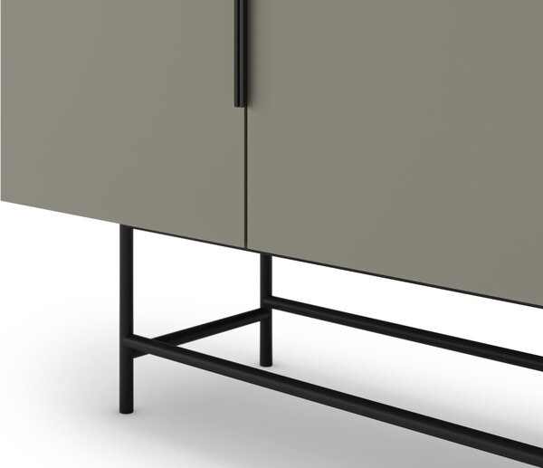 MUZZA Komoda EDZIO 200 x 78 cm zelená