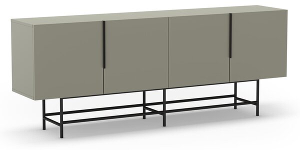 MUZZA Komoda EDZIO 200 x 78 cm zelená