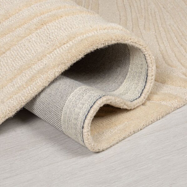 Flair Rugs , Kusový koberec Solace Lino Leaf Natural, 120x170, béžová, obývacia izba