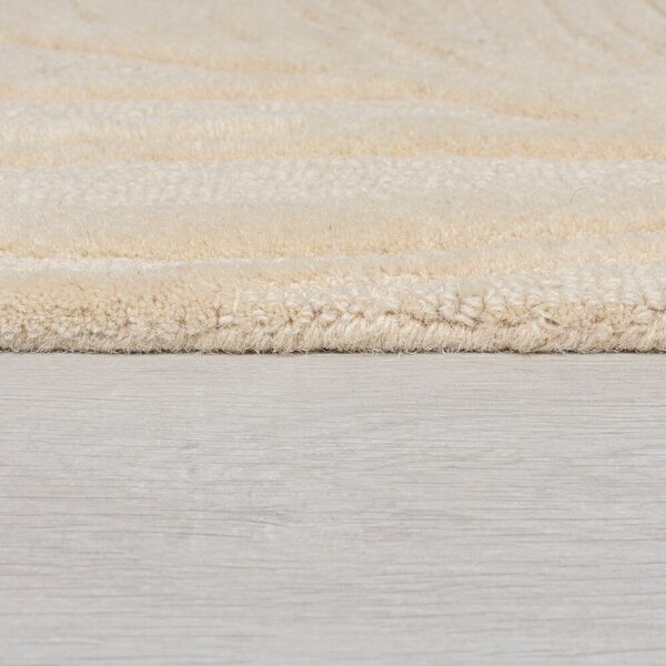 Flair Rugs , Kusový koberec Solace Lino Leaf Natural, 120x170, béžová, obývacia izba