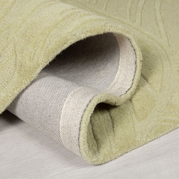Flair Rugs , Behúň Solace Lino Leaf Sage, 60x230, zelená, chodba / predsieň