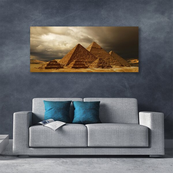 Obraz na plátne Pyramídy architektúra 125x50 cm