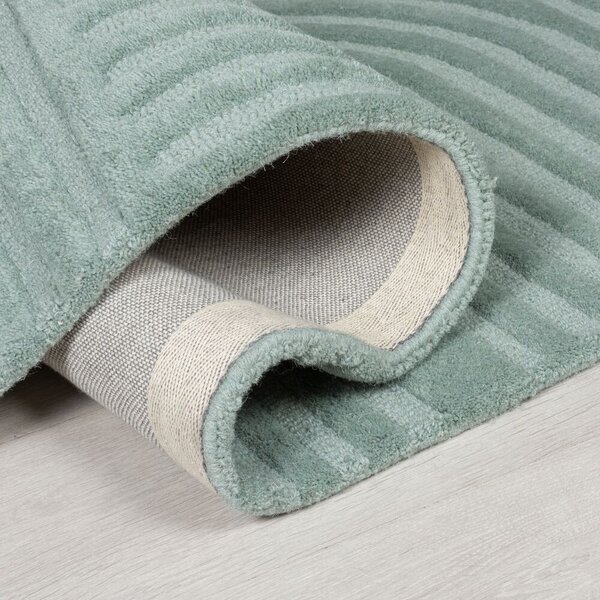Flair Rugs, Kusový koberec Solace Zen Garden Duck Egg, 120x170, zelená, obývacia izba