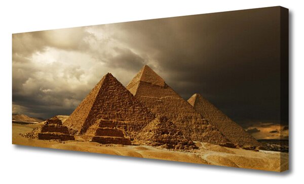 Obraz na plátne Pyramídy architektúra 125x50 cm