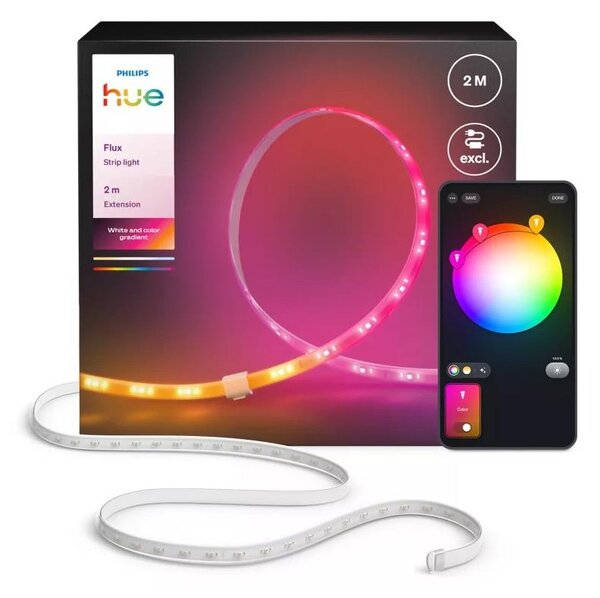 Philips - Rozširujúca sada stmievateľného LED pásika Hue FLUX 2m LED/19,5W/24V 2200-6500K